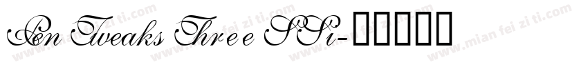 Pen Tweaks Three SSi字体转换
